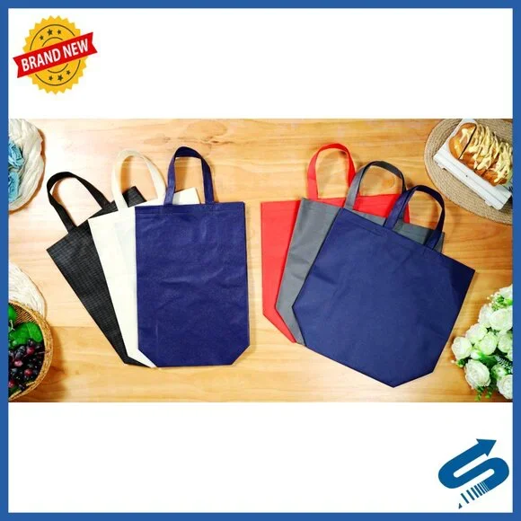 Extra Large Reusable Tote Bags Bulk Non Woven Grocery Shopping Eco Friendly